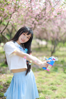 放课后濡れた制服樱花